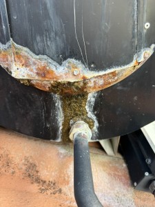 Leaking Solar Hot Water Tank